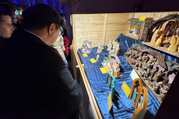 Margarita presente en la Exposición “100 Belenes en el Vaticano”