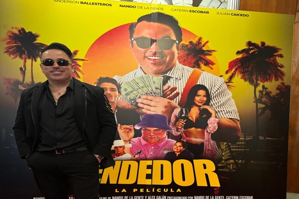 Nando de la Gente cierra exitosa promoción de su película "El Vendedor"