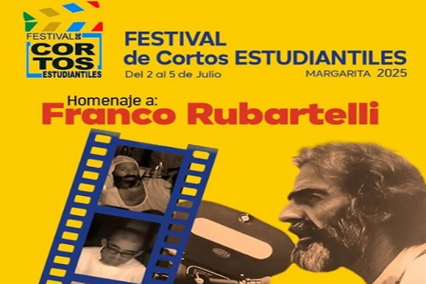 Margarita se prepara para homenajear a Franco Rubartelli en el Festival de Cortos