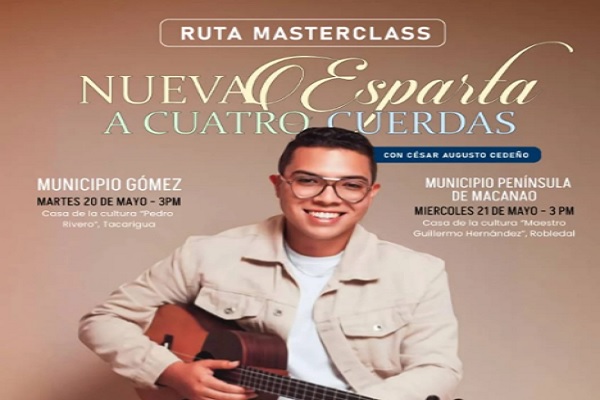 César Cedeño inicia travesía educativa gratuita por Nueva Esparta