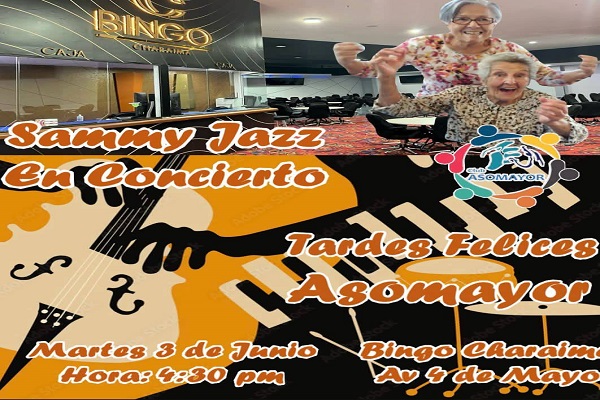 Asomayor inaugura las "Tardes Felices" en Bingo Charaima