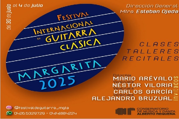 III Festival de Guitarra Clásica Margarita 2025
