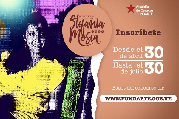 Abierta la convocatoria al Premio Nacional de Literatura Stefania Mosca 2025