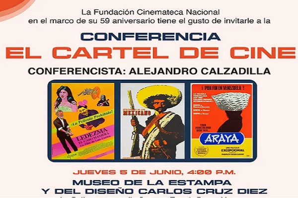 La Cinemateca Nacional celebra 59 años con conferencia sobre el cartel de cine en Venezuela