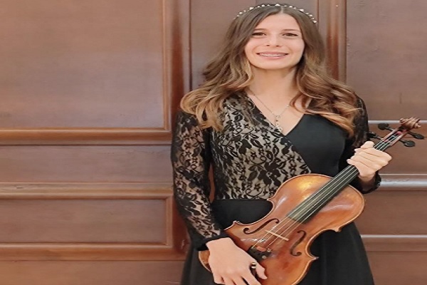 Geraldine López ofrecerá Recital de Grado de Violín en la Sala Fedora Alemán