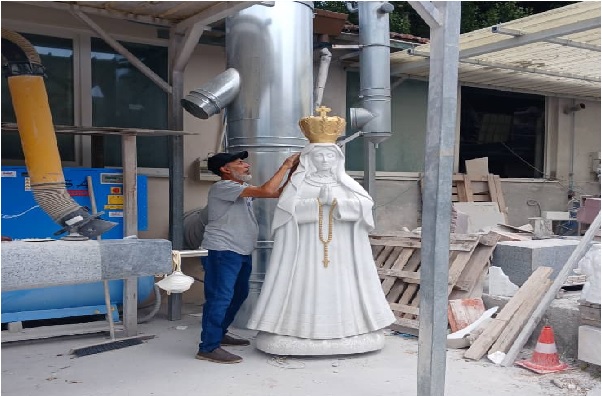 Escultura de la Virgen de El Valle viaja de Italia a Margarita