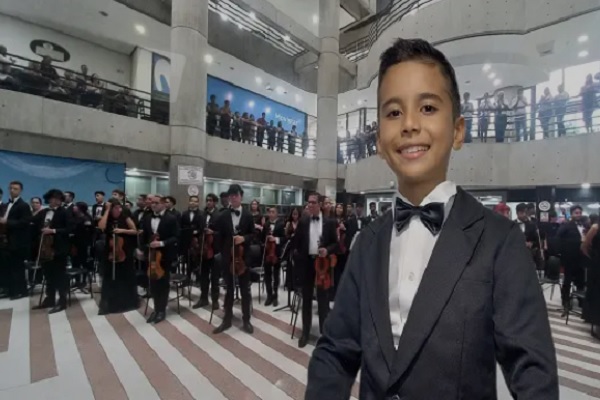 Samuel Abraham a las filas de la Orquesta Sinfónica Nacional Infantil