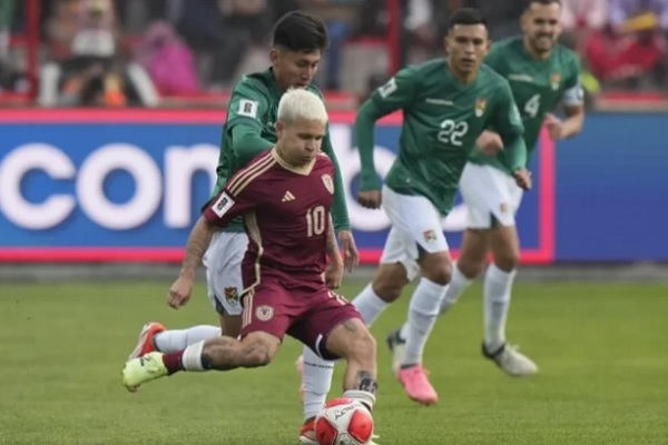 La Vinotinto recibe a Bolivia en un duelo clave por el sueño del Mundial 2026