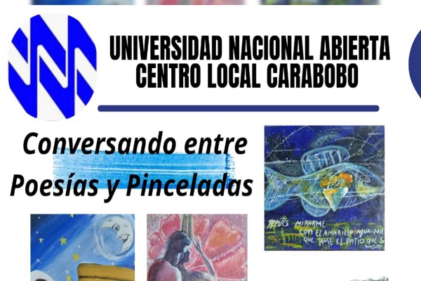 La UNA Carabobo y CULTYVALOR invitan a "Conversando entre Poesías y Pinceladas"