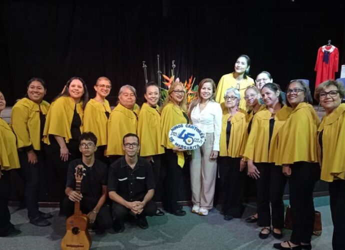 Los Niños Cantores de Margarita celebraron sus 45 años