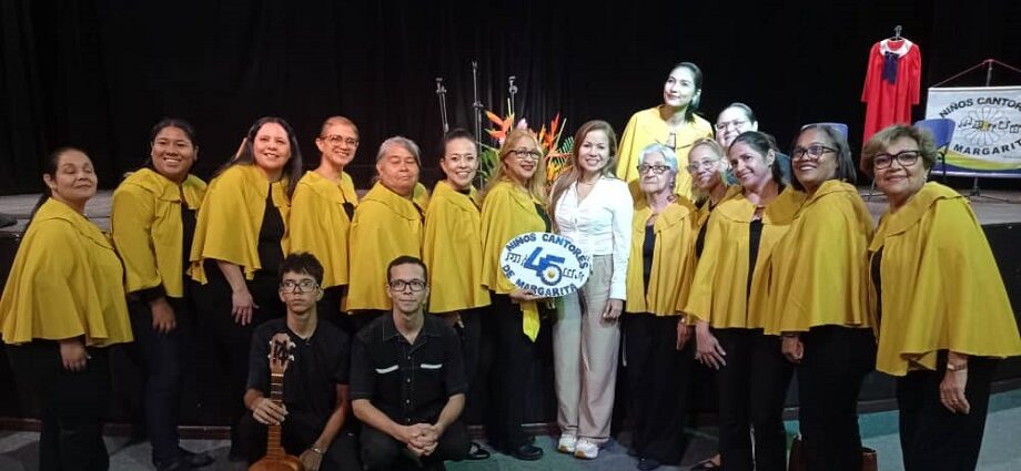 Los Niños Cantores de Margarita celebraron sus 45 años