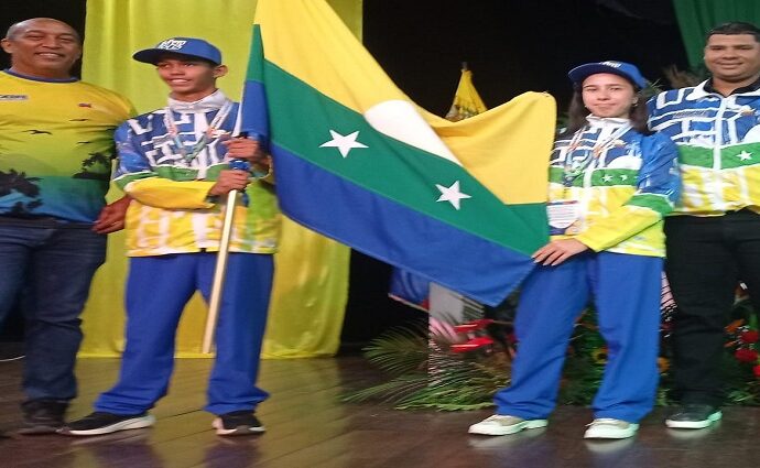 Aranza Luzardo López abanderada femenina por Nueva Esparta a los Juegos Deportivos Nacionales