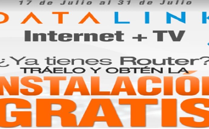 ¡Datalink despliega velocidad en Margarita! Internet + TV con instalación gratis