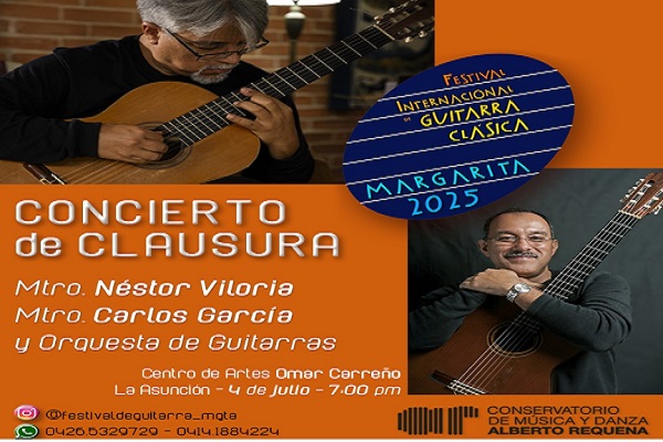 El Festival Internacional de Guitarra Clásica 2025 cierra con broche de oro en Margarita