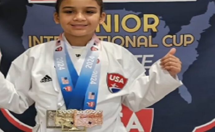 Karateca venezolana Paula Troconiz brilla en Campeonato Nacional de Texas