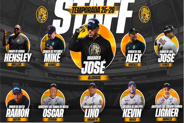 Leones del Caracas confirma cuerpo técnico para la temporada 2025-2026