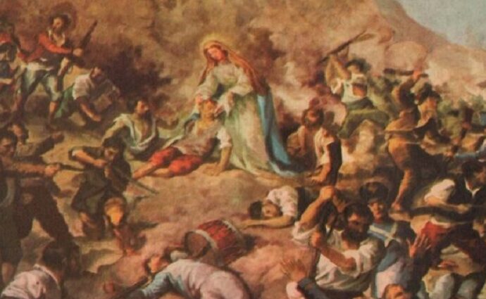 La Virgen de El Valle en la Batalla de Matasiete