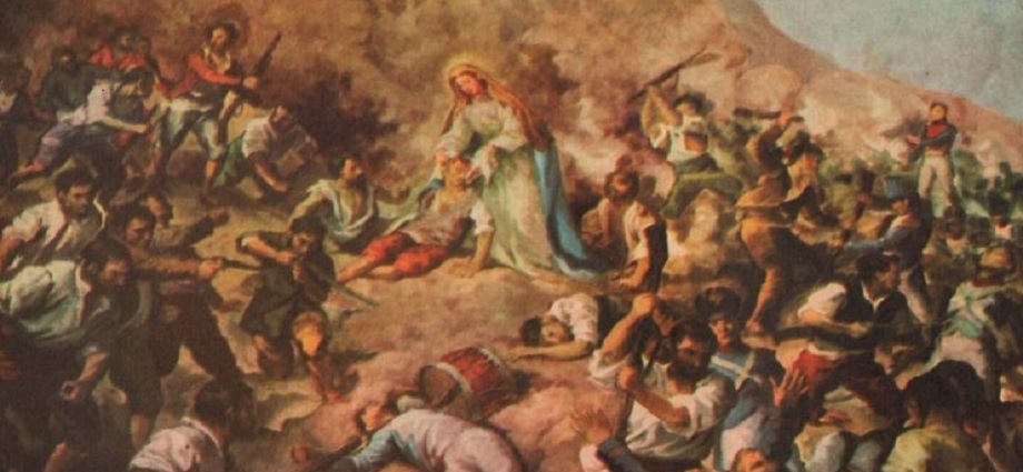 La Virgen de El Valle en la Batalla de Matasiete