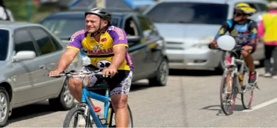 Ciclistas pedalearon en honor a la Virgen del Valle