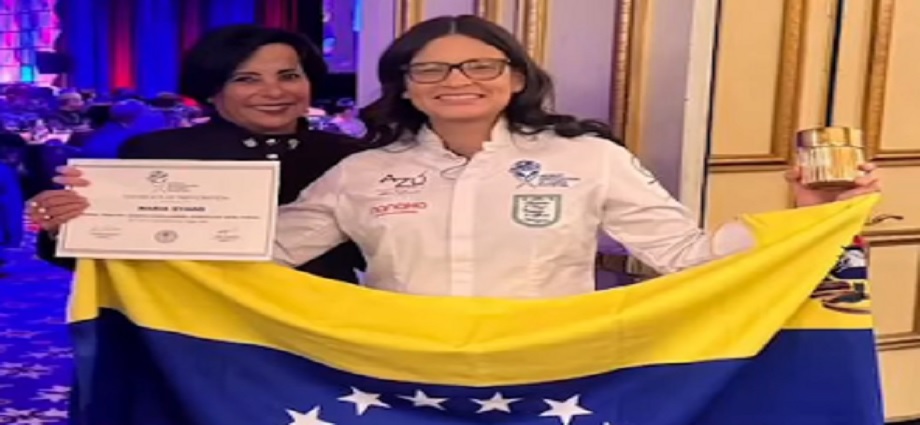 Chef venezolana gana medalla de plata en Las Vegas