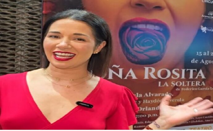 Daniela Alvarado protagoniza "Doña Rosita la Soltera" en el Centro Cultural Chacao