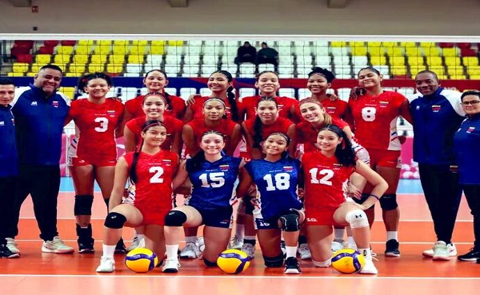 Selección Femenina Sub-17 de Venezuela es campeona de Sudamérica de voleibol