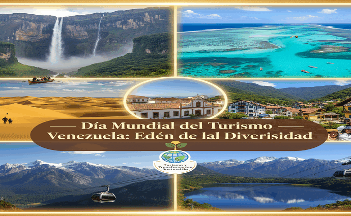 Venezuela el edén de la diversidad: Rumbo a la transformación sostenible en el Día Mundial del Turismo
