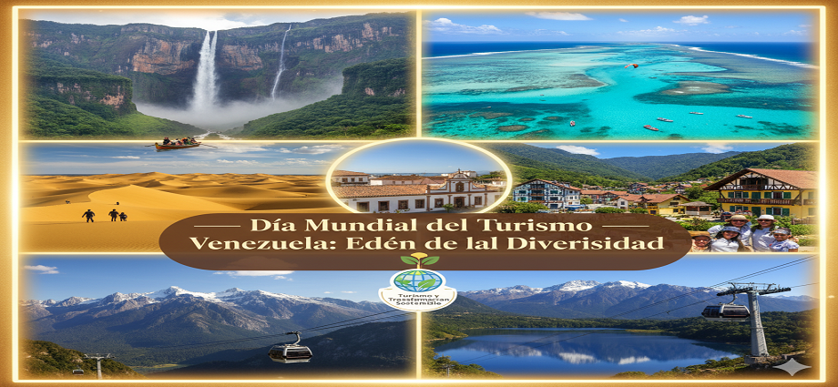 Venezuela el edén de la diversidad: Rumbo a la transformación sostenible en el Día Mundial del Turismo