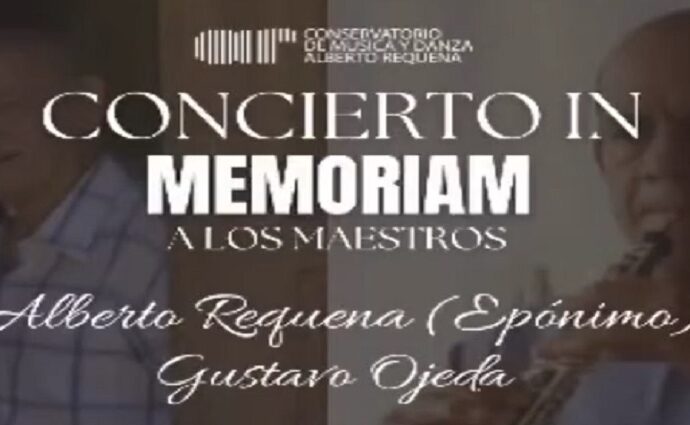 Conservatorio "Alberto Requena" ofrecerá concierto "In Memoriam"
