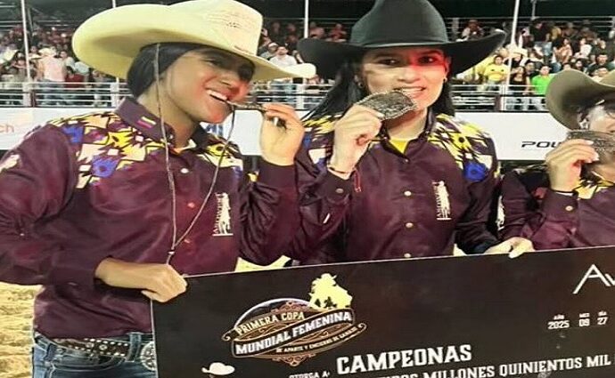 Venezuela campeona del Mundial Femenino de Aparte y Encierro de Ganado