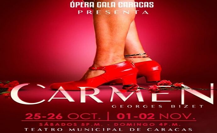 Estreno de Carmen con elenco venezolano en el Teatro Municipal de Caracas