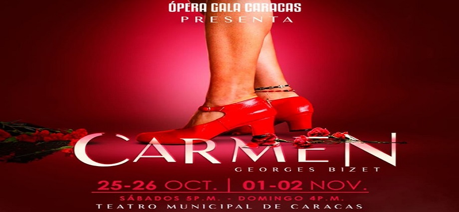 Estreno de Carmen con elenco venezolano en el Teatro Municipal de Caracas