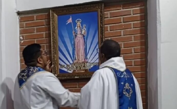 Parroquia de Macarao celebra la entronización de la Virgen del Rosario de Curucay