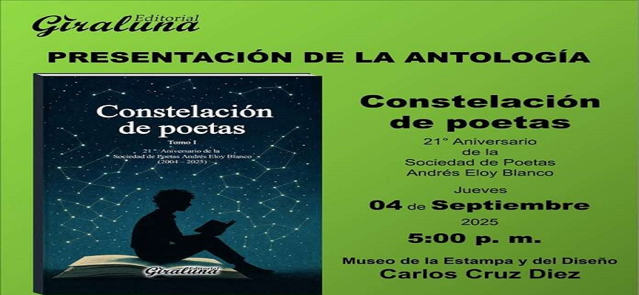 Antología de poetas venezolanos brilla en el Museo Cruz-Diez