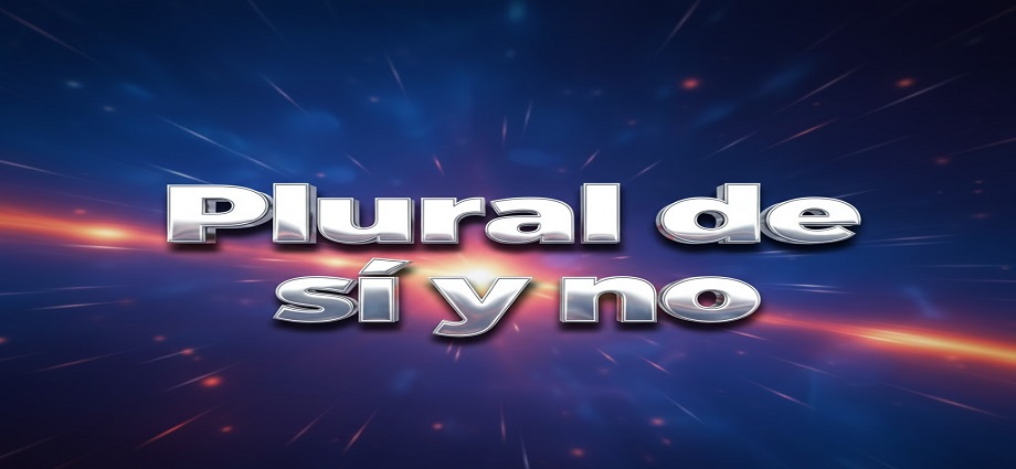 La alcancía de las palabras y sus coroticos: Plurales de sí y no
