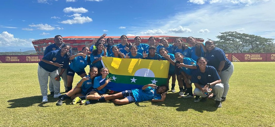 Nueva Esparta logra el tercer lugar en los III Juegos Indígenas de Fútbol Femenino