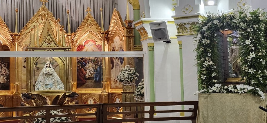 San Sebastián y la Virgen de El Valle se unen por primera vez en la Basílica