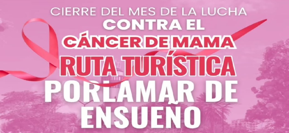 Caminata Turística cierra el Mes de la Lucha contra el Cáncer de Mama en Porlamar