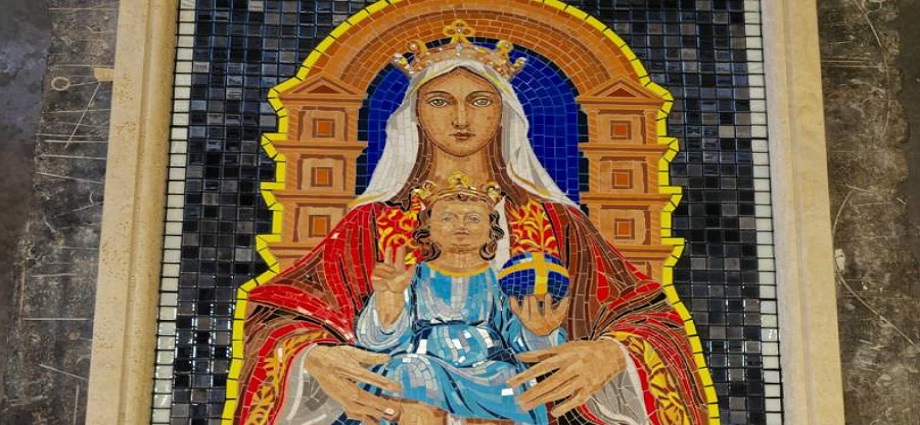 Develan mural de la Virgen de Coromoto en los Jardines del Vaticano