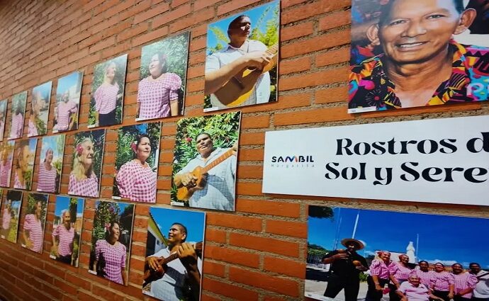 Exposición "Rostros de Sol y Sereno" en el Sambil Margarita