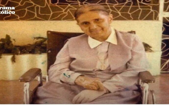 Última fotografía en vida de Santa Carmen Rendiles