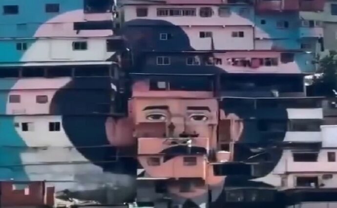 Majestuoso mural de José Gregorio Hernández engalana Petare