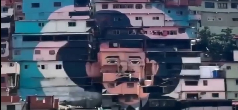 Majestuoso mural de José Gregorio Hernández engalana Petare