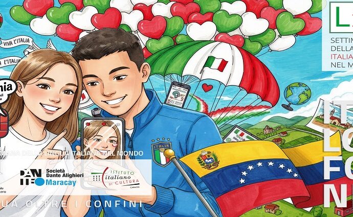 Venezuela celebra la lengua italiana con un proyecto juvenil que mira al futuro