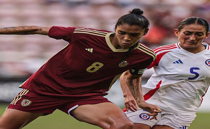 Vinotinto femenina suma un punto en casa ante Chile en el inicio de la Liga de Naciones