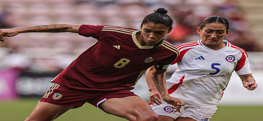 Vinotinto femenina suma un punto en casa ante Chile en el inicio de la Liga de Naciones