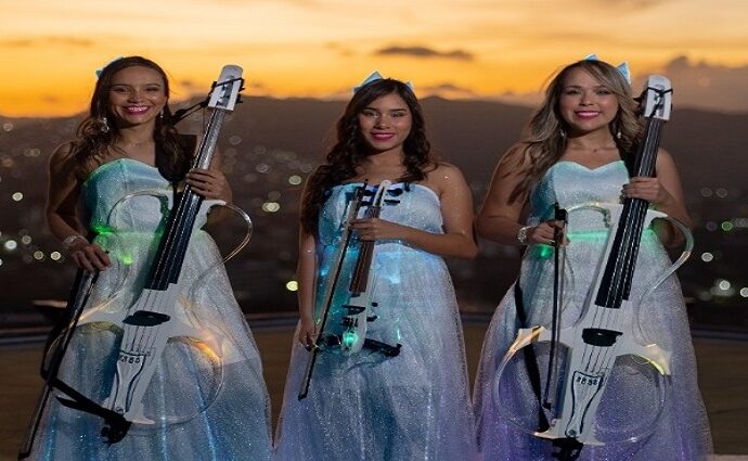Tres venezolanas revolucionan la música clásica con violines y violinchelos electrónicos