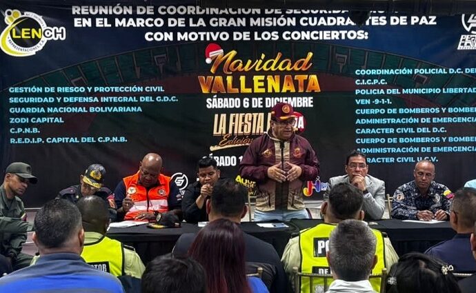 Garantizan 600 funcionarios para resguardar "Navidad Vallenata" y "La Fiesta de J.A"