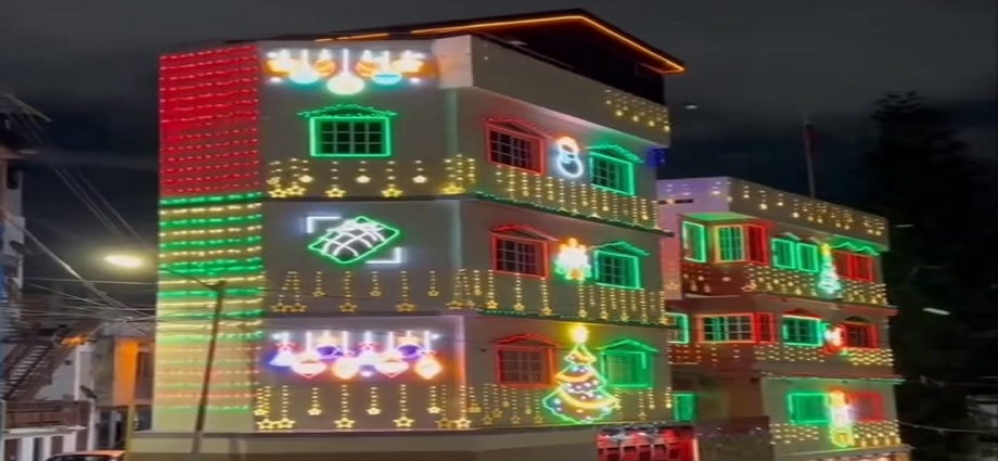 La casa de Lídice que atrae las miradas navideñas