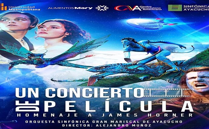 La Sinfónica Ayacucho rinde homenaje al genio James Horner con un Concierto de Película